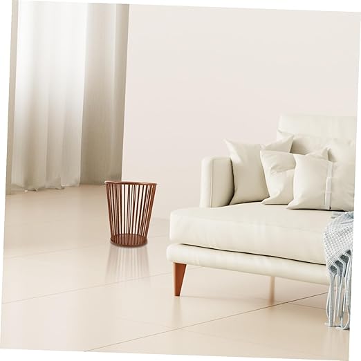 VALICLUD Trash Can Capacity Hollow Style Wastebasket for Kitchen Bathroom Office Bedroom Multifunctional Home Decor Garbage Bin