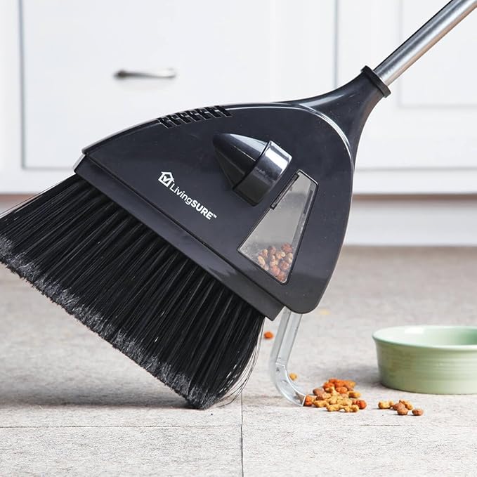 LivingSURE Cordless 2-in-1 Sweeper with Built-in Vacuum