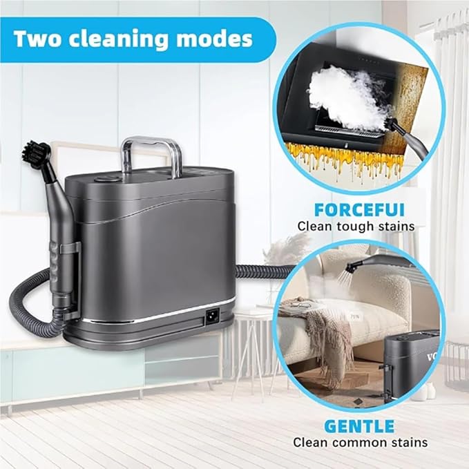 Steamer for Cleaning 1500W Multifunctional Steam Cleaner 1.2L Water Tank105-120°C Handheld Steamer