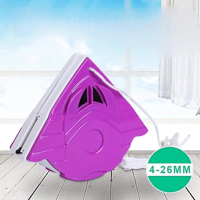 Cleaning Brush Wiper Side Magnetic Window Cleaner With Ergonomic Handle Design For Single Layer/Double Glazing Thickness