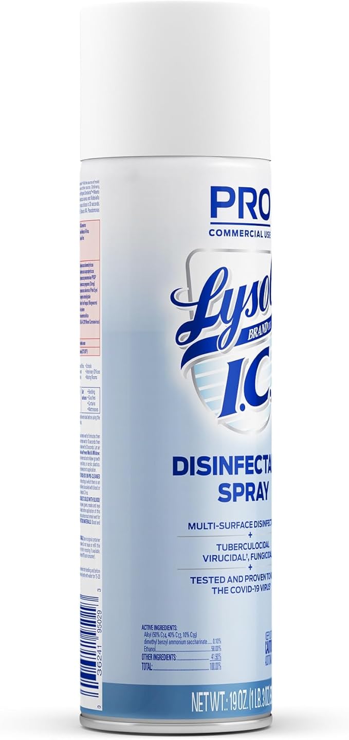 Lysol® I.C. Disinfectant Aerosol Spray 19 Oz Can Case Of 12