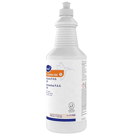 Diversey 913888 P.O.G Paint Oil and Grease Spotter Gel Professional Carpet Spot Remover Ready-to-Use Squeeze Bottle 32-Ounce (Pack of 6)