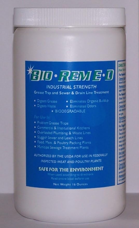 Bio-Rem E-D Sewer &amp Drain Line Treatment Bacteria (1 lb. container)