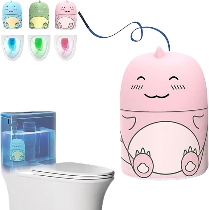 Toilet Cleaner &amp Toilet Deodorizer Cute Cartoon Bowl Cleaner with Ocean Jasmine And Peach Scent - Long Lasting Deodorizing