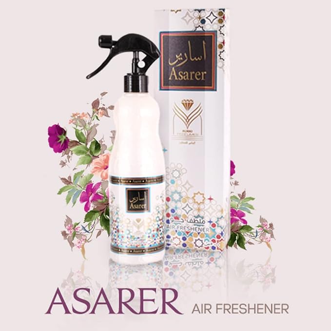 ††† Upscale Perrfume &amp Oud co. Asareer Air Freshener - 16.9FL.OZ Fabric spray - Natural Aged Oud Scent - Odor Fighting Room Spray - long lasting Aroma for home