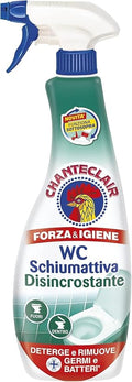 Chanteclair - WC Schiumattiva Disincrostante Pulisce e Igienizza Funziona anche Sottosopra Forza&ampIgiene - 625 ml