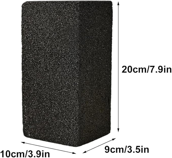 Grill Griddle Cleaning Brick Block Ecological Barbecue Removing Stains Stone 3PCS.