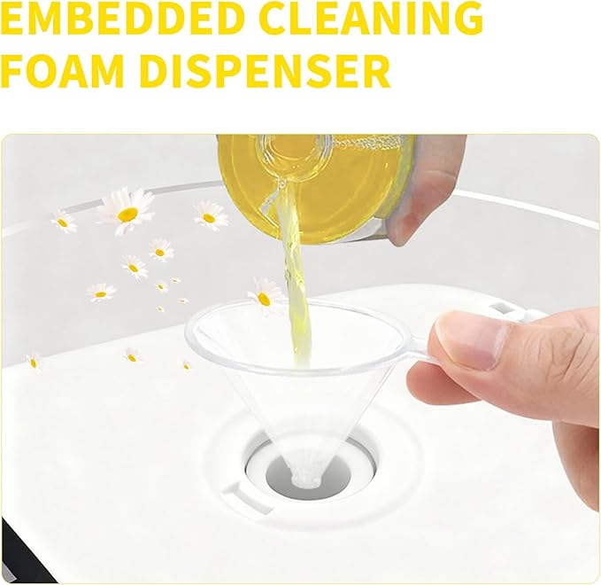 MAMADOU Smart Toilet Special Foam Agent Splash Toilet Bowl Cleaner Foaming Liquid Splash Proof Deodorizing Easy Cleaning Stain-Resistant For Fresh Bathroom 2Pack 285ml