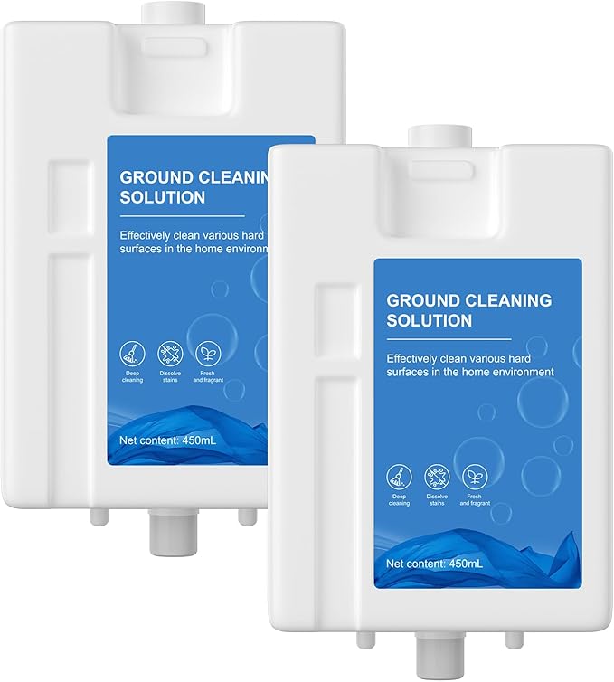 2Pcs Compatible with Dreame Cleaning Solution Multi-Surface Floor Cleaning Solution Compatible with Dreame L20 Ultra Robot Vacuum (31.74 Fl Oz) (2 bottle)