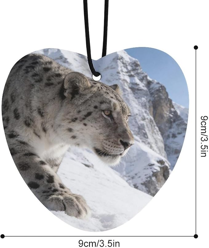 5PCS Car Air Freshener Hanging Personalized Double Sided Snow Mountains Car Fresheners Long Lasting New Cars Scents Cute Automotive Freshies for Closets Drawers (tea)