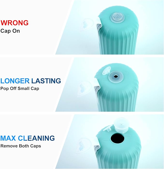 3Pcs WTWD Automatic Toilet Cleaner - Prevents Hard Water Stains Reduce Scrubbing Toilet Tank Cleaner Automatic Toilet Bowl Cleaner Magic Bottle Design for Stain-Free Hands Septic Safe