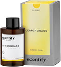 Scentify Lemongrass Aroma Oil Refill Scent for Oil Diffusers - Lemongrass Clove Musk Scents - Luxurious Relaxing Aromatherapy Diffuser Fragrance 100ml 3.38 oz