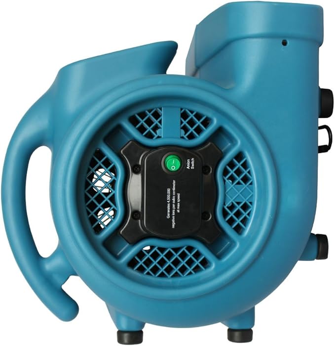 XPOWER P-450NT Freshen Aire 1/3 HP Scented Air Mover with Ionizer Timer &amp Freshener Beads Refill (Key Lime 8 oz)