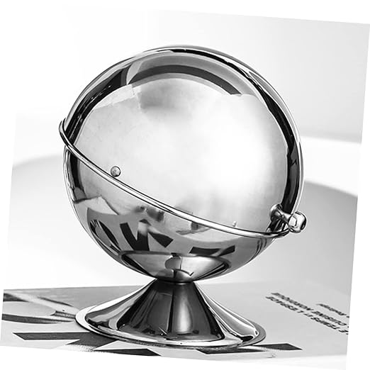 Stainless Steel Mini Trash Can with Lid Compact Covered Wastebasket for Office Bedroom and Kitchen Stylish Indoor Garbage Bin for Small Spaces
