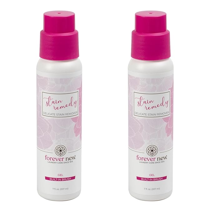 FOREVER NEW (2 pk) 7 Fl Oz Stain Remedy Liquid - Fabric Stain Remover - Built-in Brush Scented (14 Fl Oz Total)