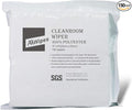 AAWipes Cleanroom Cloth Wipes 9x9 (Bag of 150 Pcs) Double Knit 100% Polyester Wipers Lint Free Cloths with Ultra-fine Filaments Laser Sealed Edge Class 100 Cloths Ultra-soft Wipes CP14009