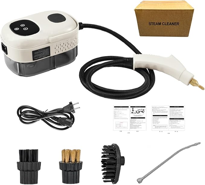 Handheld Steam Cleaner 2500W High Temperature Steamer for Car Detailing Couch Windows Kitchen Bathroom Home(Style4)