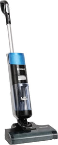 Ecowell Cordless Wet Dry Vacuum Cleaner Multi-Surface Air-Drying Digital Display for Hard Floors LULU Quick Clean P05 Blue