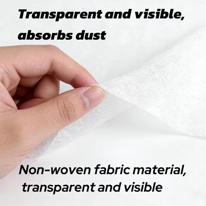 Disposable Broom Covers 300-Piece Disposable Broom Dusting Covers Lock in Pet Hair &amp Dust Easy On/Off for Standard Brooms and Dustpans Keep Hands Clean No-Wash Lazy Cleaning Tool (300pcs)