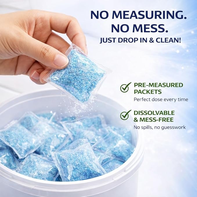 Diversey Crew CBD540731 Crew Easy Pak Pleasant Scent 6.3 lb Packet 2/CT