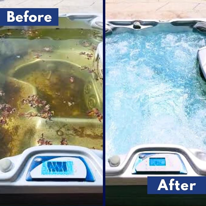 Spa Hot Tub Bathtubs &amp Whirlpools Cleaner - Spa Surface Cleaner Bomb - Super Cleans Your Spa - 400 Grams Pack SB 400G
