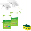 500ml Household Efficient All-Purpose Cleaner Multi-effect Degreasing &amp Stain Removal Agent Powerful Kitchen Heavy Oil Foam Cleaner for Oven Stove Range Hood Pots and Pans (2Pcs)