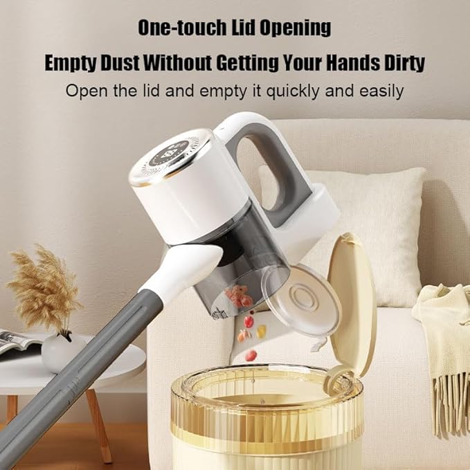 Cordless Vacuum Cleaner 30 Min Runtime 5 in 1 Lightweight Rechargeable Cordless Stick Vacuum for Home/Pet Hair/Carpet/Hard Floor/Car