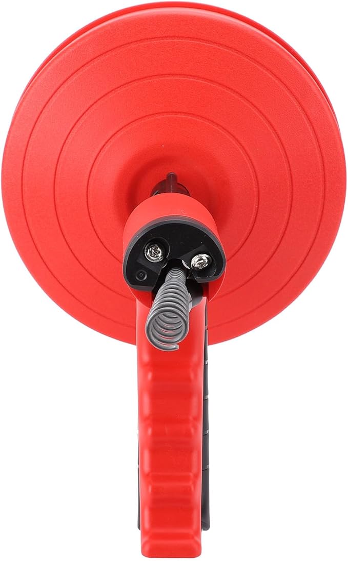 aqxreight Plumbing Snake 2 Modes Efficient 65 Manganese Steel Spring Drain Clog Remover for Kitchen Toilet 5m Spring Blockages Its of Manganese to Unblocking The Drain Clear (5m)