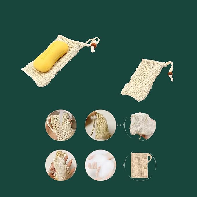 Fels-Naptha Laundry Detergent Bar Soap and Stain Remover Bundle - Includes TWO Fels-Naptha Laundry Bar 1 Bamboo Soap Holder 1 Sisal Soap Bag DIY Laundry Detergent Recipe and Best uses of Fels Soap