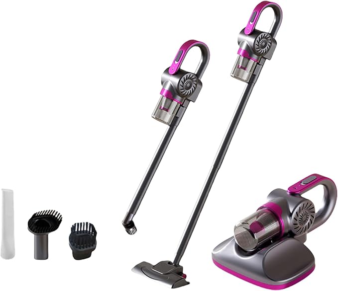 Cordless Vacuum Cleaner 3 in 1 Stick Vacuum with Type-C Charge Handheld Vacuum 11Kpa Powerful Suction Portable Vacuum Cordless with 260ml Dust Cup for Hardwood Floors Carpet(Purple)