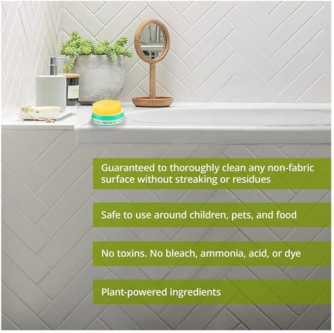 All Purpose Cleaner 2-Pack – Clay Bar Cleans Stoves Bathrooms and All Hard Surfaces – 100% Natural Cleaning Product