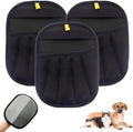 3PCS Pet Hair Removal Glove for Cats Dogs Electrostatic Pet Hair Remover Grooming Removal Gloves for Pet HairHair Remover Electrostatic Gloves for Couch Clothes Carpet Bed Furniture (3PC-Black)