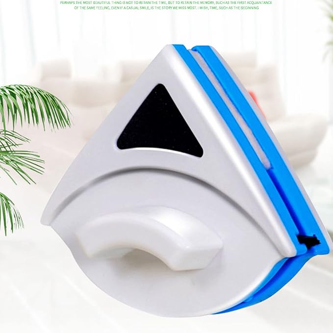 CHICIRIS Single Sided Magnetic Window Cleaner with Super Absorbent Pad Silicone for Windows Shower Screens Mirrors