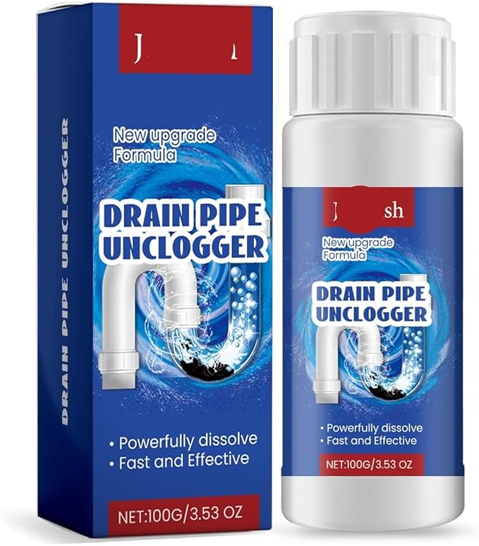 Drain Pipe Cleaner for Bathroom and Kitchen - Unclog Drains Remove Grease &amp Odors Safe &amp Easy to Use(3PCS)