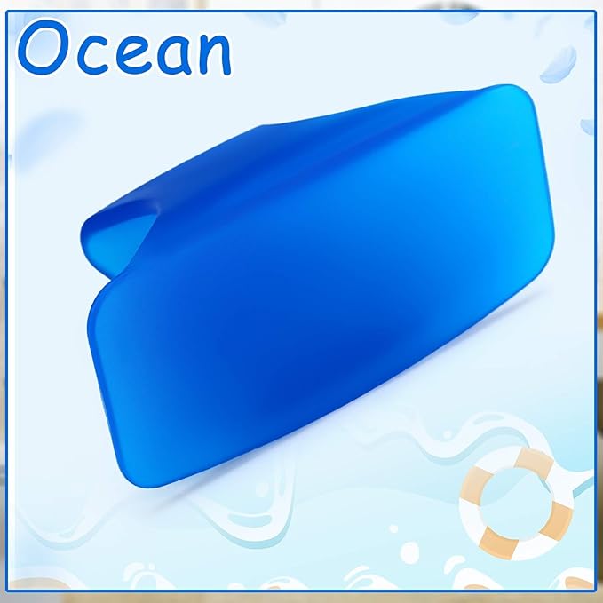 LemonRoad 12 Pack Toilet Bowl Deodorizer Rim Hanger Air Freshener Fruity Scent Toilet Bowl Fresheners for Bathroom Car Wardrobe (Blue)