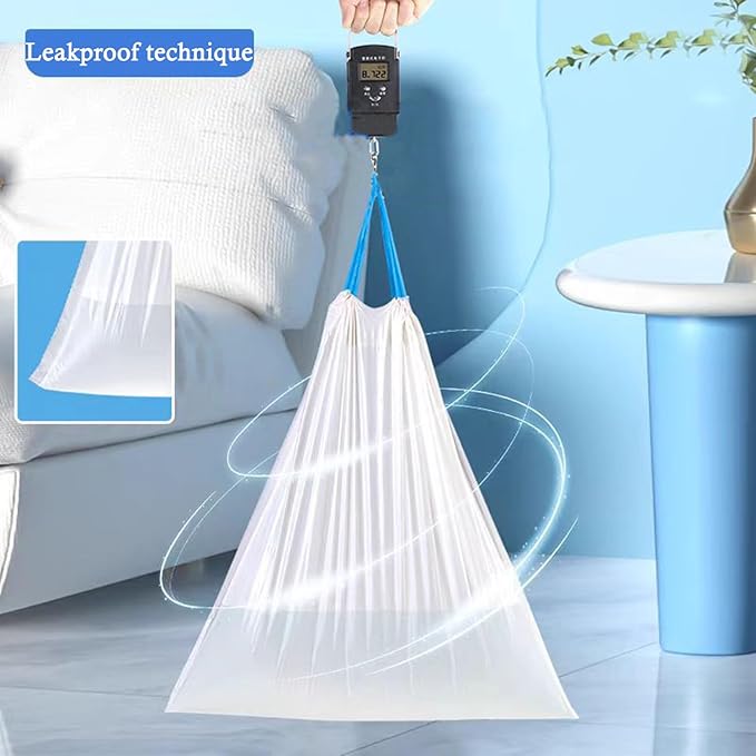 15 Gallon white drawstring trash bags No tear open large floral scent garbage bagUltra thickened plastic for tall kitchenOfficeLiving room Commercial Use 26x30 inches