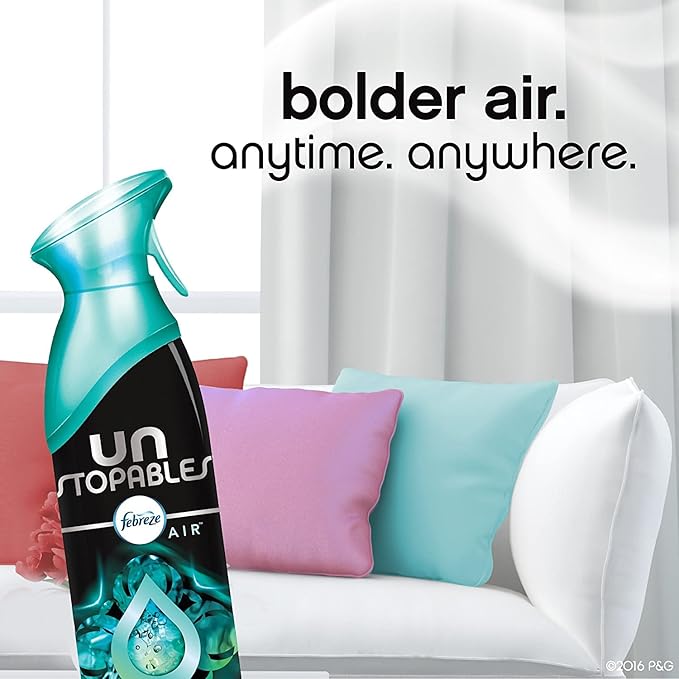 Febreze Unstoppables Fresh Aerosol 300 ml Pack of 6