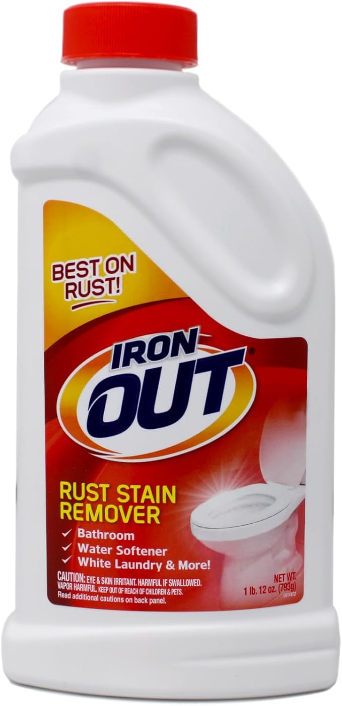 Iron OUT IO30N Rust Stain Remover Powder 1 lb 12 oz Bottle 2 Count