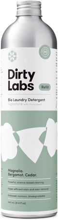 Dirty Labs | Signature Scent Bio-Liquid Laundry Detergent 80 Loads (21.6 fl oz) Hyper-Concentrated High Efficiency &amp Standard Machine Washing Nontoxic Biodegradable Stain Odor Removal