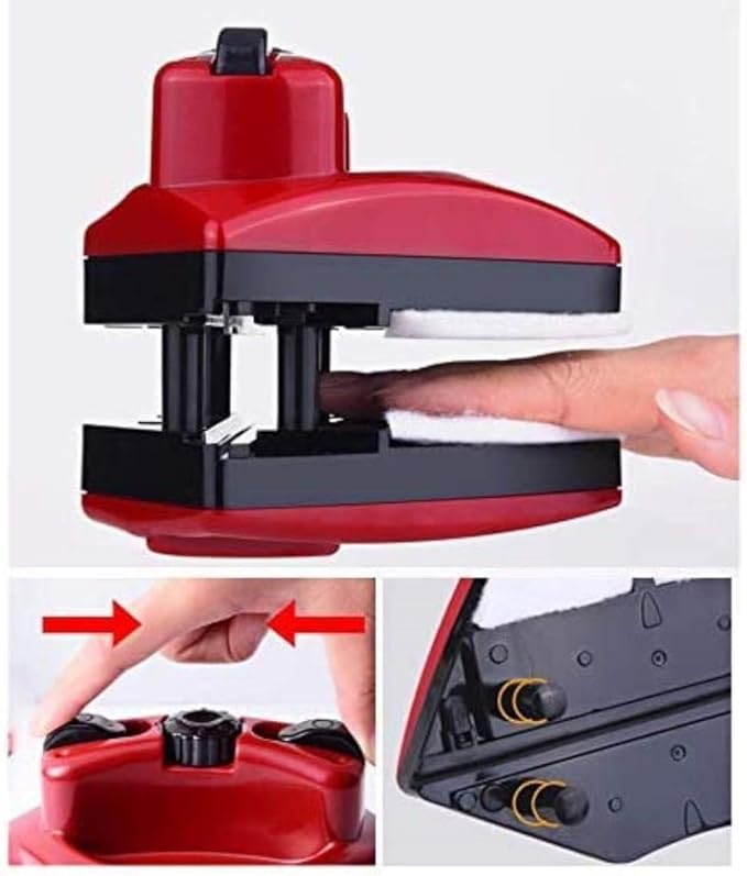 Outside Magnetic Window Cleaner Double-Sided Glass Wiper Cleaner for Double Glazed Windows Window Cleaner Wiper Glass Washing Cleaning Tool Brush Yellow