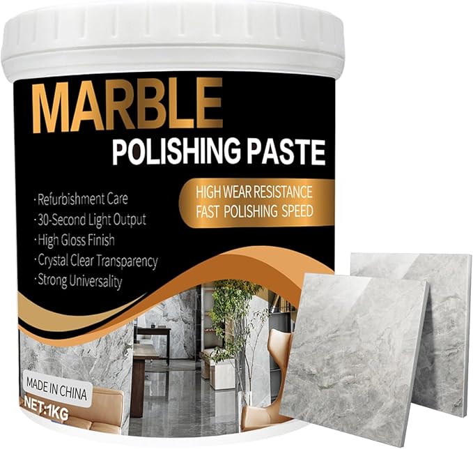Marble Polishing Paste Kit Marble Polishing Compound Countertop Cleaner Quartz Polish Sealant &amp Protector For Marble Countertops Floors Walls