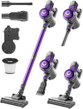 Cordless Vacuum Cleaner Stick Vac Cleaners for Home with Tangle-ResistantUp to 50 MinutesPowerful SuctionRechargeableLightweightHandheld Versatile for Carpet Hard Floor Pet Hair S2