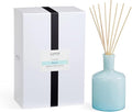 LAFCO New York Signature Reed Diffuser Marine - 15 oz - Up to 9 Months Fragrance Life - Reusable Hand Blown Glass Vessel - Natural Wood Reeds - Made in The USA