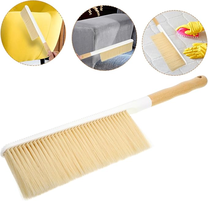 Beaupretty 3pcs Handheld Cleaning Brush Soft Bristles for Furniture and Carpets Multi-Purpose Duster for Home Use and Easy to Handle