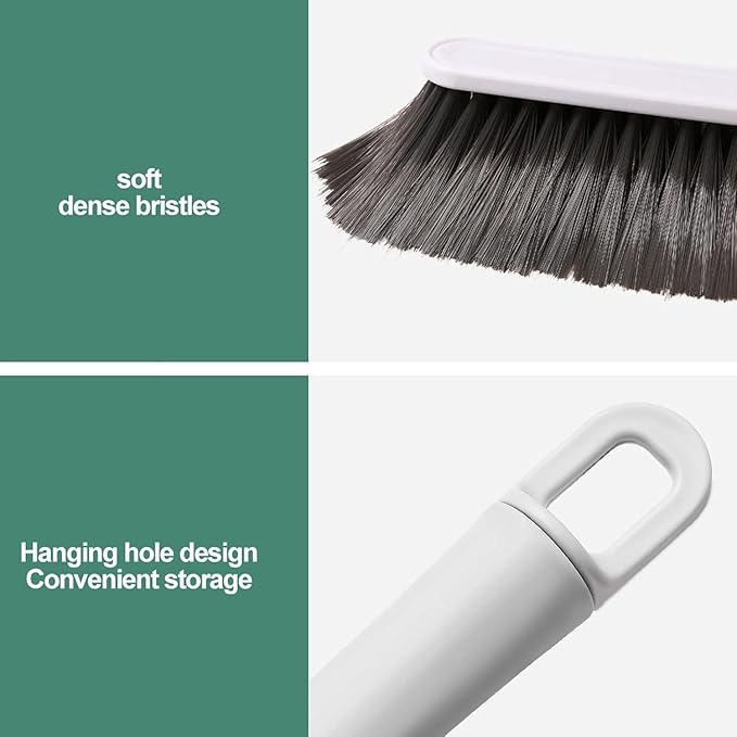 Whisk Broom Hand Held Bench Brush 2 Pcs Drafting Extended Handle Hand Broom
