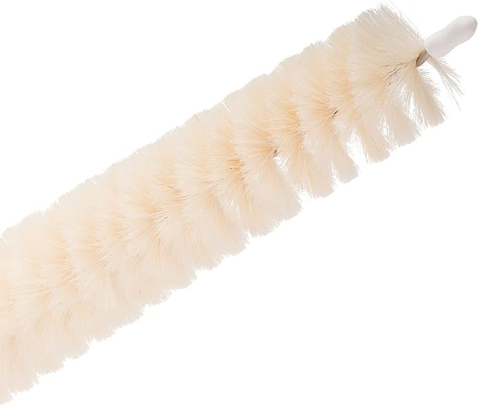 Redecker Light Goat Hair Radiator Brush with Oiled Beechwood Handle 39-1/2-Inches Long