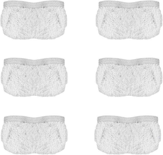 6 Or 12PCS Cotton Cloth Compatible For Polti Vaporetto Smart 100 Handy Steam Cleaners Steam Cleaner Accessories(6pcs)