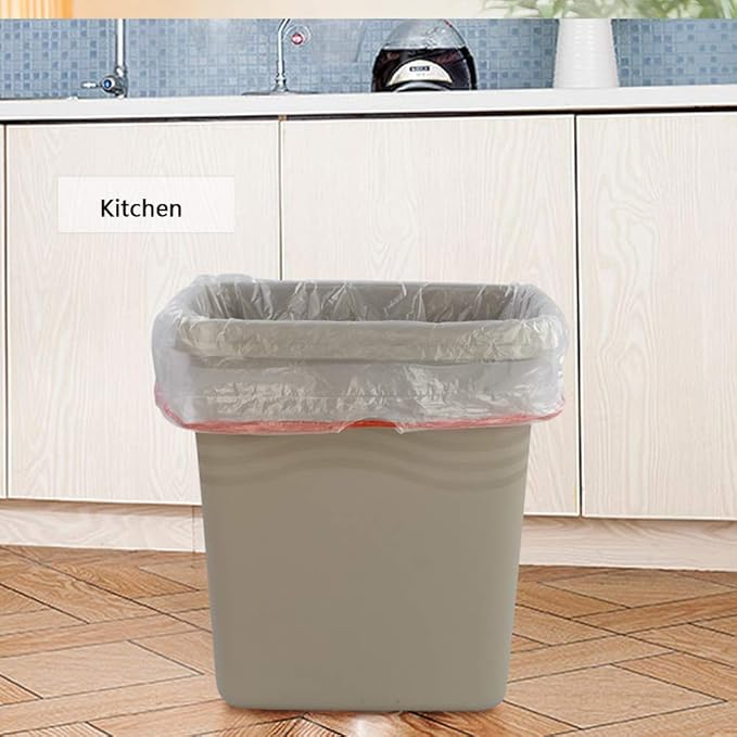 Inhouse Clear 7 Gallon Trash Bags Drawstring 120 Counts