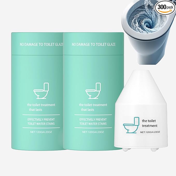 Gel Toilet Bowl Cleaner Foaming Toilet Cleaner No Scrub Toilet Bowl Freshener Bathroom Cleaning Products Prevent Stains and Limescale Long-Lasting Fresh Scent Deep Cleans Pipes (2PCS)