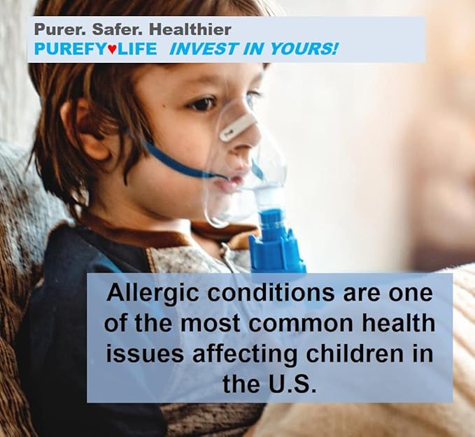 PUREFY Anti-Allergen Spray (24oz 2pk) Eliminate matters. Odor eliminators. Unscented. No residue. Safe for babies and pets. Spray for Healtheir Life.
